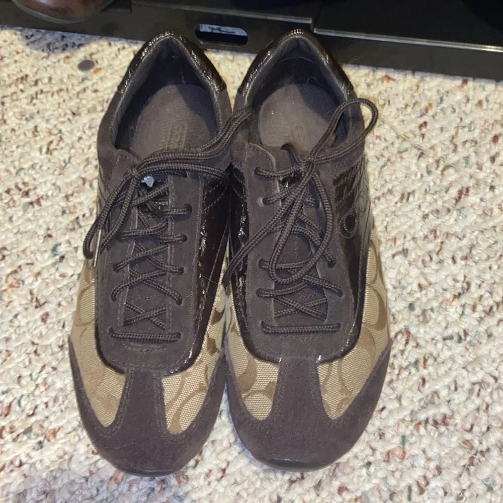 COACH Signature C Casual Sneaker sz 7 EXCELLENT